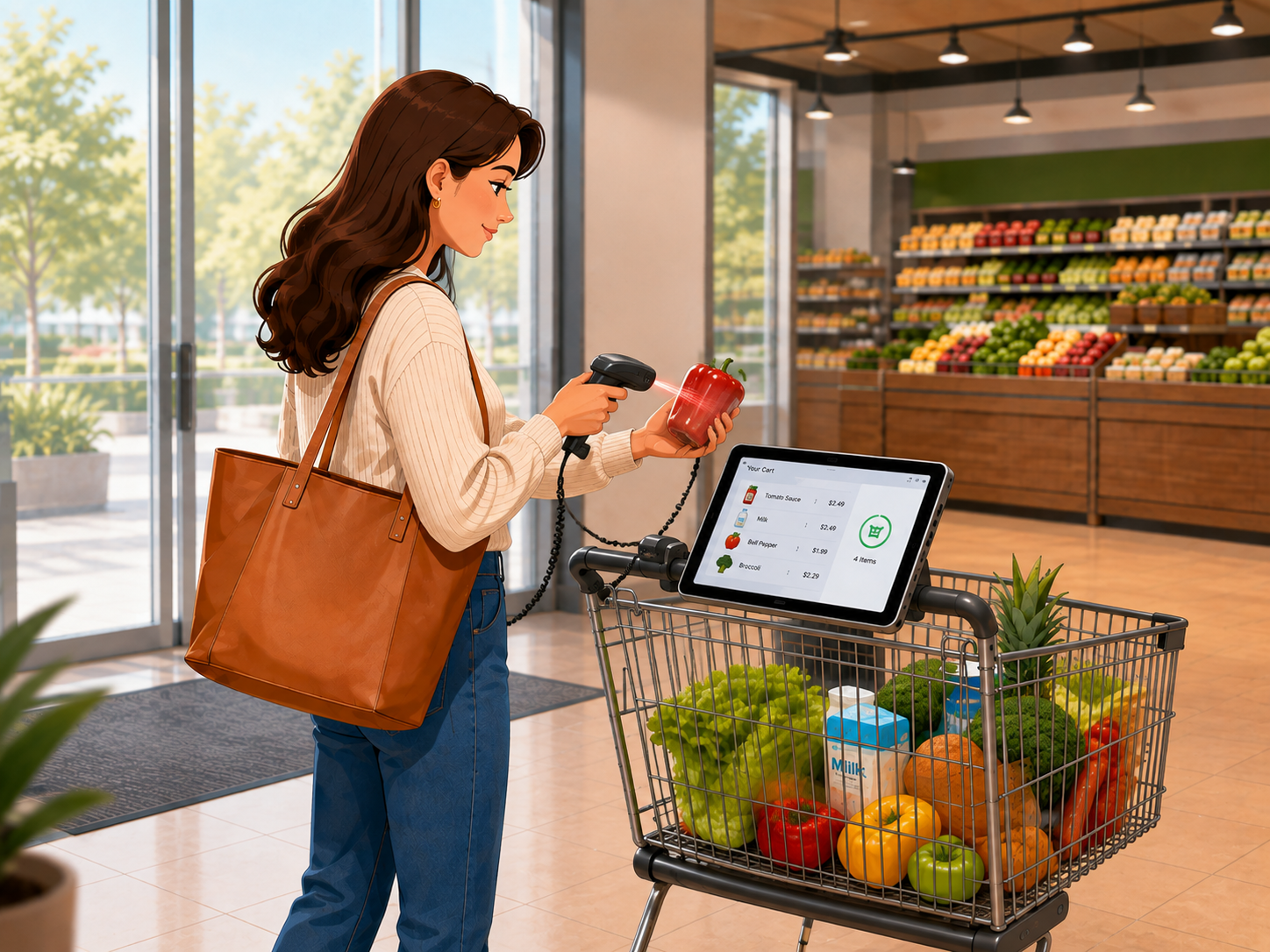 Scan items as you shop